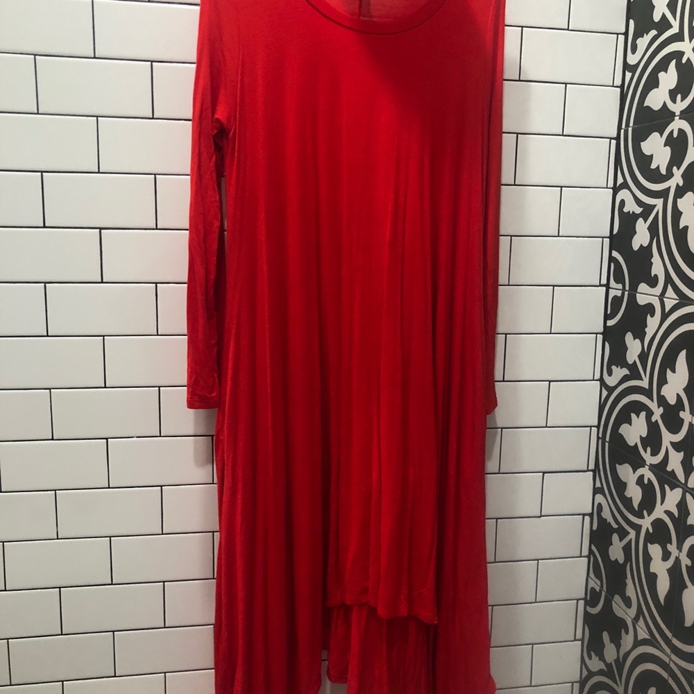 Red dress